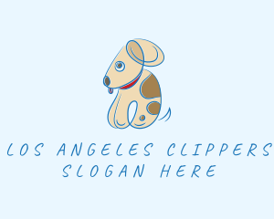 Cute Puppy Pet Logo