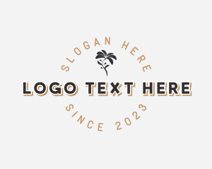 Cafe - Simple Floral Company logo design