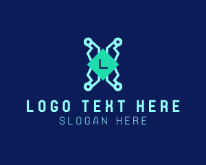 Anti Malware - Tech Circuitry Technician logo design