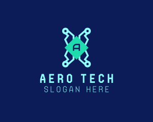 Tech Circuitry Technician   logo design