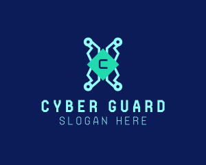 Malware - Tech Circuitry Technician logo design