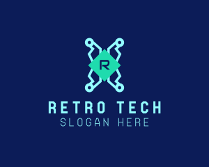 Tech Circuitry Technician   logo design