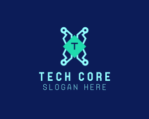 Tech Circuitry Technician   logo design