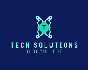 Cyber Security - Tech Circuitry Technician logo design