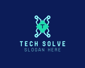 Tech Circuitry Technician   logo design