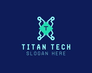 Tech Circuitry Technician   logo design