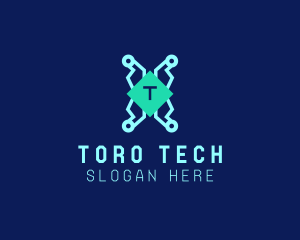 Tech Circuitry Technician   logo design