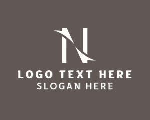 Creative Agency - Generic Stylish Company Letter N logo design