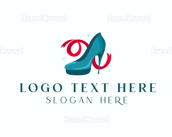 Sparkling Stiletto Shoes Logo