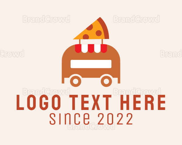 Pizza Food Truck Logo