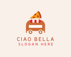 Pizza Food Truck logo design