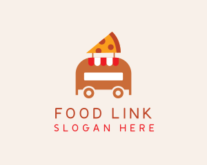 Pizza Food Truck logo design