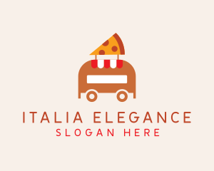 Pizza Food Truck logo design