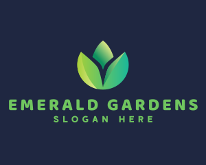 Garden Succulent Plant logo design