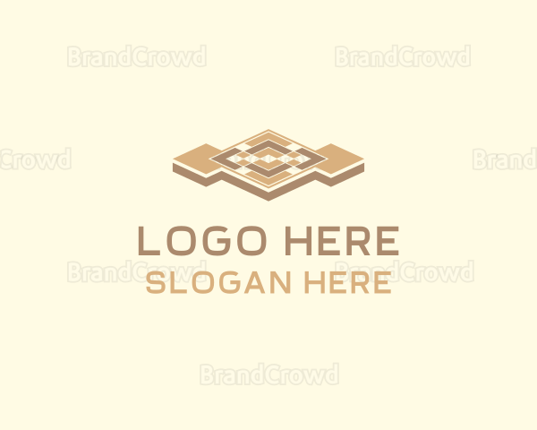 Flooring Tile Pattern Logo