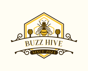 Honey Bee Apiary logo design