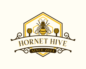 Honey Bee Apiary logo design