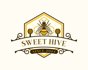 Honey Bee Apiary logo design