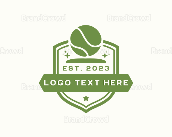 Tennis Ball Sports Team Logo