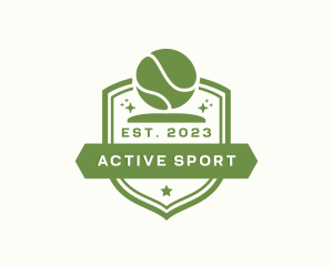 Tennis Ball Sports Team logo design