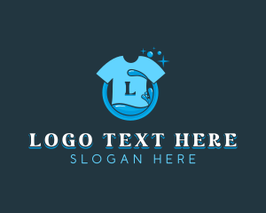 Shirt - Laundry T-shirt Washing logo design