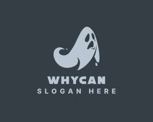 Halloween - Scary Horror Ghost logo design