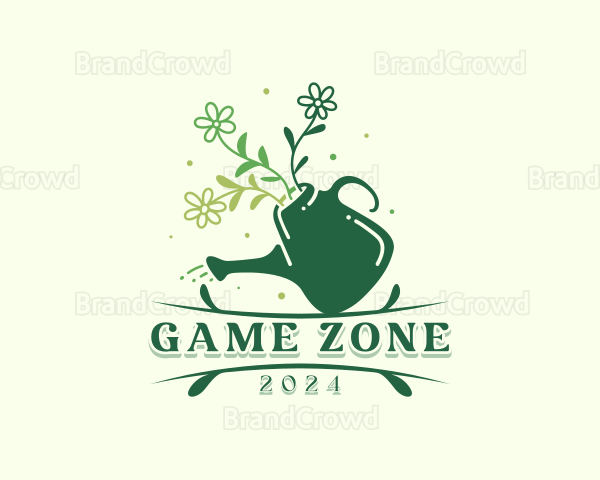 Garden Watering Can Logo