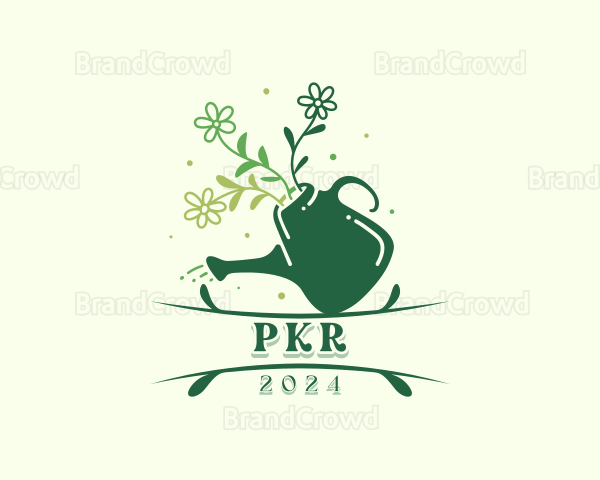 Garden Watering Can Logo