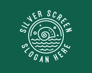Swim - Conch Sea Beach Resort logo design