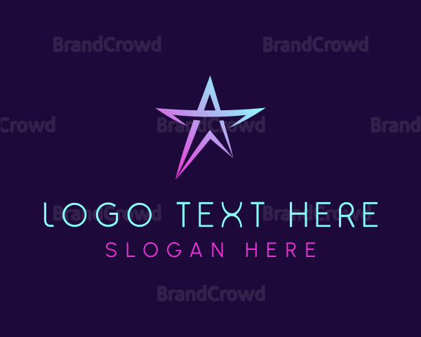 Star Company Letter A Logo