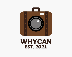 Digital Camera - Luggage Travel Photography logo design
