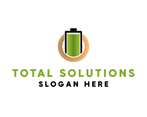 Complete - Green Energy Battery Charge logo design