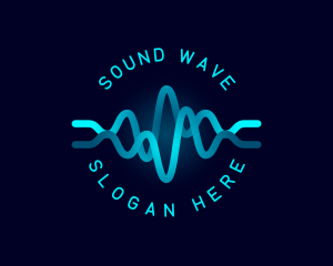 Tech Wave Frequency logo design