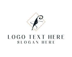 Writing - Feather Writing Publishing logo design