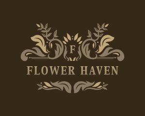 Flower Wedding Event logo design