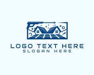 Tile - Power Washing Floor Roof logo design