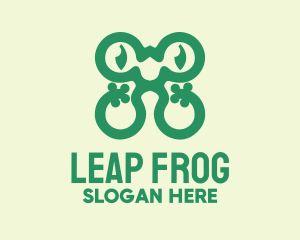 Frog - Green Nature Frog logo design