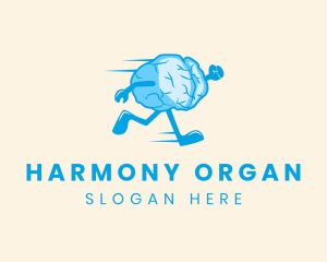 Organ - Brain Exercise Psychology logo design