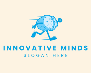 Genius - Brain Exercise Psychology logo design