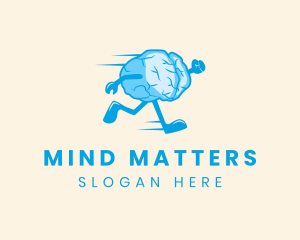 Brain - Brain Exercise Psychology logo design