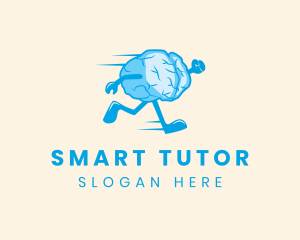 Tutor - Brain Exercise Psychology logo design