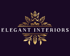 Floral Elegant Crest logo design