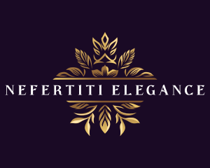 Floral Elegant Crest logo design