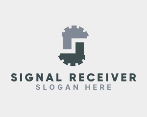 Mechanical Cog Letter S  logo design