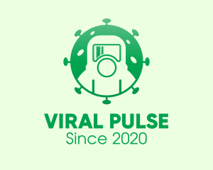 Virus - Green Virus Protective Suit logo design
