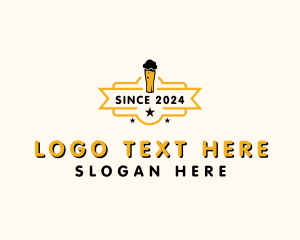 Golden - Gold Beer Booze logo design