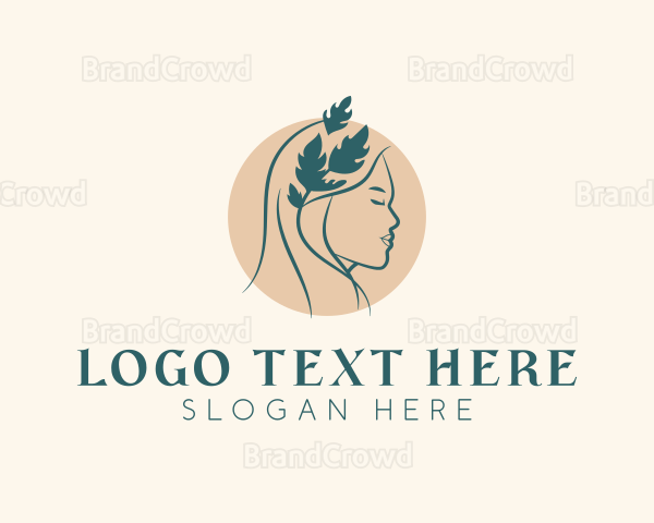 Beauty Hair Leaf Logo