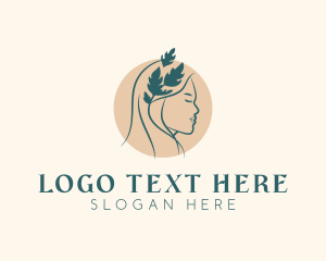 Hair - Beauty Hair Leaf logo design