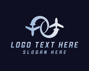 Logistics - Airplane Aviation Airline logo design