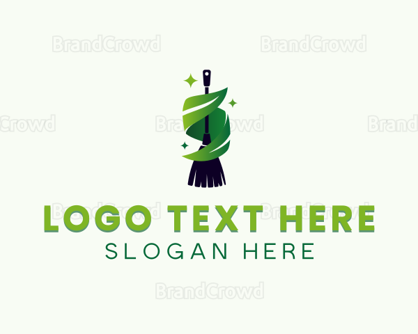 Eco Broom Cleaning Logo